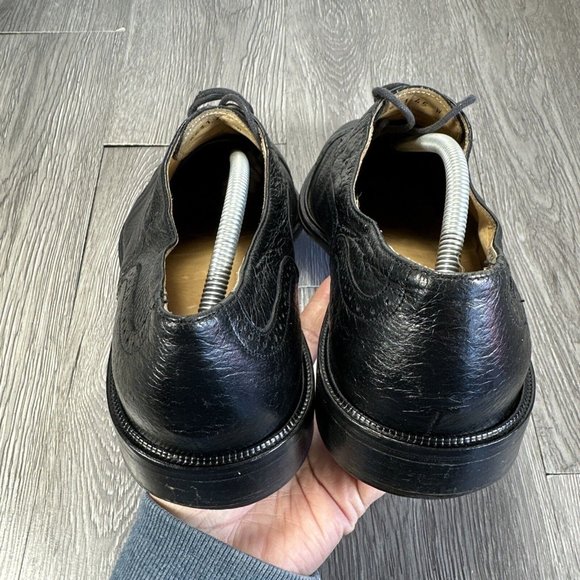Carlo Martino Oxfords Black Shoes Men\'s Sz 12  Genuine Leather Italy main image 8